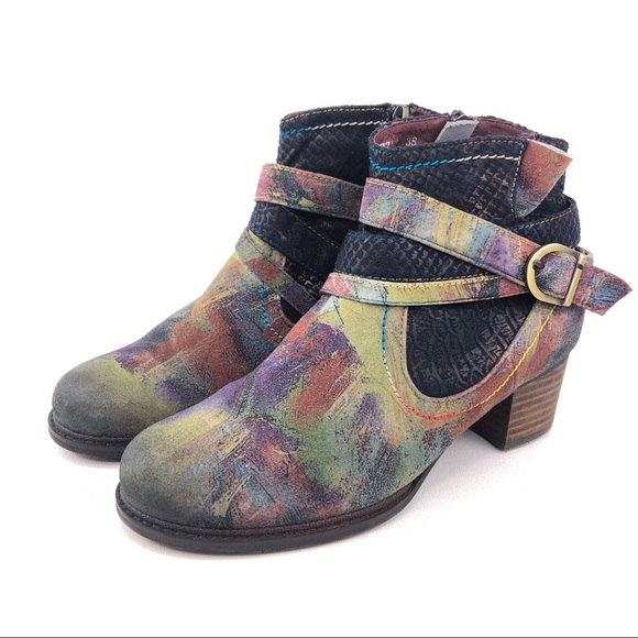L' Artiste by Spring Step Shazzam Ankle Booties EUR 38 - Picture 4 of 12